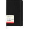 Kalendarz dzienny MOLESKINE 2025/26, 18M, L, twarda oprawa, 13x21cm, czarny