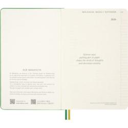 Kalendarz dzienny MOLESKINE 2026, 12M, L, twarda oprawa, 13x21cm, Peanuts Charlie&Snoopy