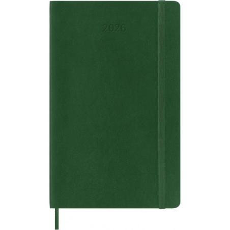 Kalendarz dzienny MOLESKINE 2026, 12M, L, miękka oprawa, 13x21cm, myrtle green
