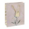 PAKIET Torebka na prezenty DONAU HOME, laminowana, 25x30x10cm, całoroczna, sznurek, mix wzorów