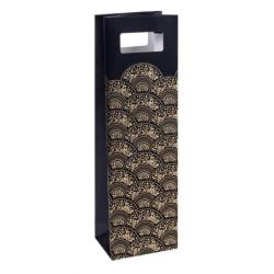 PAKIET Torebka na alkohol DONAU HOME, laminowana, 12x41,5x8cm, całoroczna, z rączką, mix wzorów