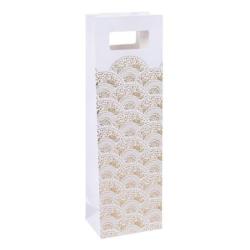 PAKIET Torebka na alkohol DONAU HOME, laminowana, 12x41,5x8cm, całoroczna, z rączką, mix wzorów