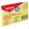 Bloczek samoprzylepny Office Product 101x76mm 1x100 kart. jasnożółty 70gsm