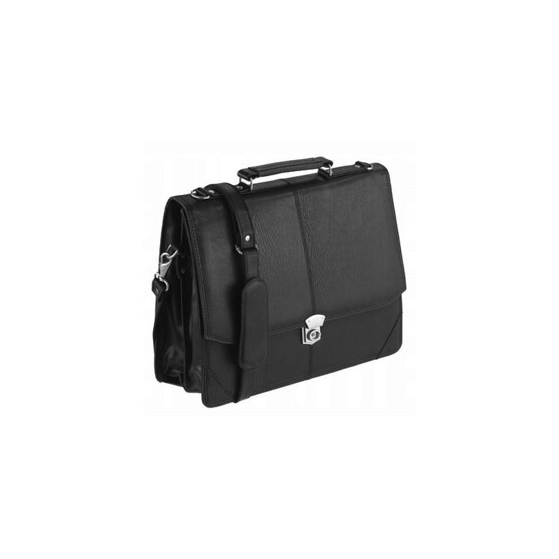 Falcon Torba na laptopa 15,6" czarna z organizerem i odczepianym paskiem na ramię