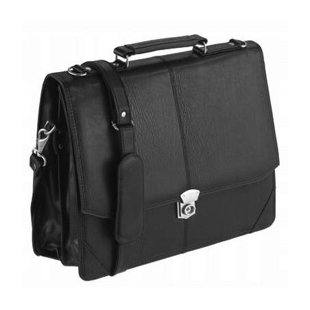 Falcon Torba na laptopa 15,6" czarna z organizerem i odczepianym paskiem na ramię