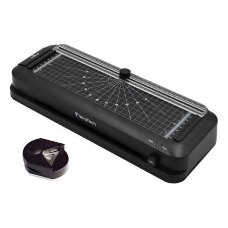 Verotech zestaw laminator A4 VL-840 z trymerem i zaokrąglaczem rogów