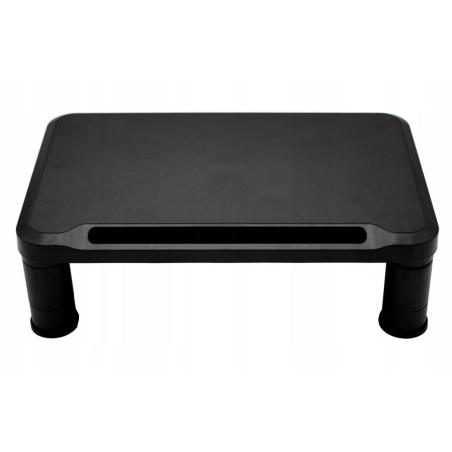Podstawka pod monitor laptopa Verotech 10004 z regulacją wysokości, czarna, 38 x 24 x 12 cm