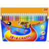 Flamastry BIC Kid Couleur 18 sztuk zmywalne tusze na bazie wody