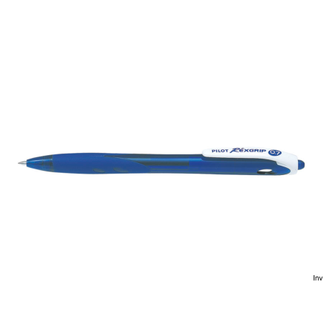 Długopis olejowy Pilot REXGRIP BG niebieski 0,21 mm, wymienny wkład, gumowy uchwyt