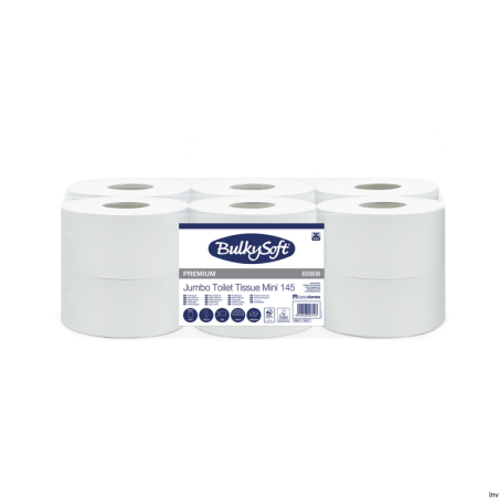 Papier toaletowy mini jumbo 2-warstwowy 145 m Bulky Soft opakowanie 12 rolek