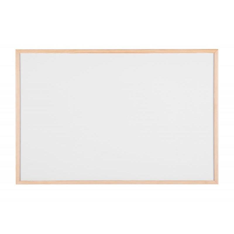 Tablica suchościeralna niemagnetyczna BI-OFFICE, lakierowana, 60x90cm, rama drewniana