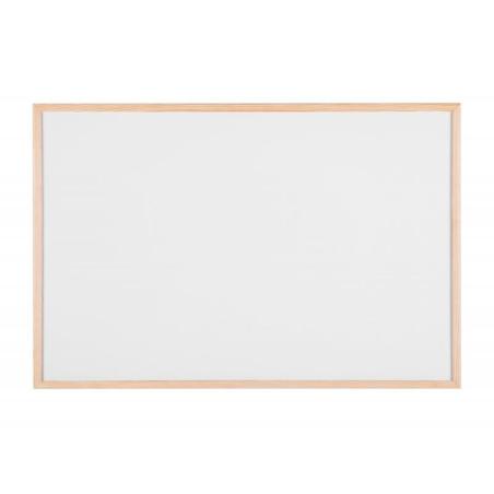 Tablica suchościeralna niemagnetyczna BI-OFFICE, lakierowana, 60x90cm, rama drewniana