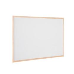 Tablica suchościeralna niemagnetyczna BI-OFFICE, lakierowana, 60x90cm, rama drewniana