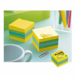 Mini Kostka samoprzylepna POST-IT (2051L), 51x51mm, 1x400 kart., cytrynowa