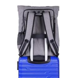 Plecak DONAU TRAVEL London, 15,6", 18l, szary