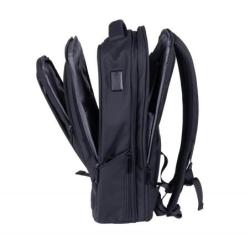 Plecak DONAU TRAVEL Berlin, 15,6", 16l, USB + kabel, czarny