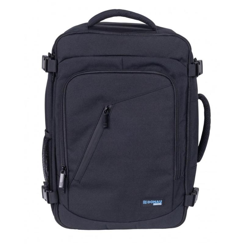 Plecak DONAU TRAVEL Warsaw, 15,6", 23l, USB + kabel, czarny