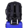 Plecak DONAU TRAVEL Warsaw, 15,6", 23l, USB + kabel, czarny