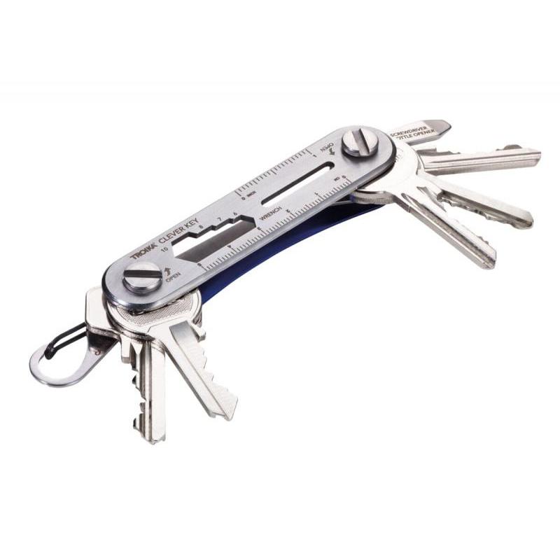 Brelok TROIKA Clever Key, na 6 kluczy, 6 funkcji, niebieski