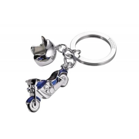 Brelok TROIKA Key Cruising, emaliowany metal, niebieski
