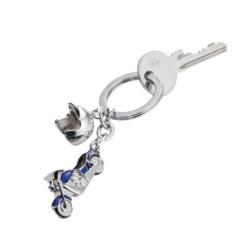 Brelok TROIKA Key Cruising, emaliowany metal, niebieski
