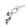 Brelok TROIKA Key Cruising, emaliowany metal, niebieski