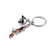 Brelok TROIKA Key Cruising, emaliowany metal, czerwony
