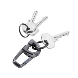 Brelok TROIKA D-Click, system click-lock, karabińczyk, metal