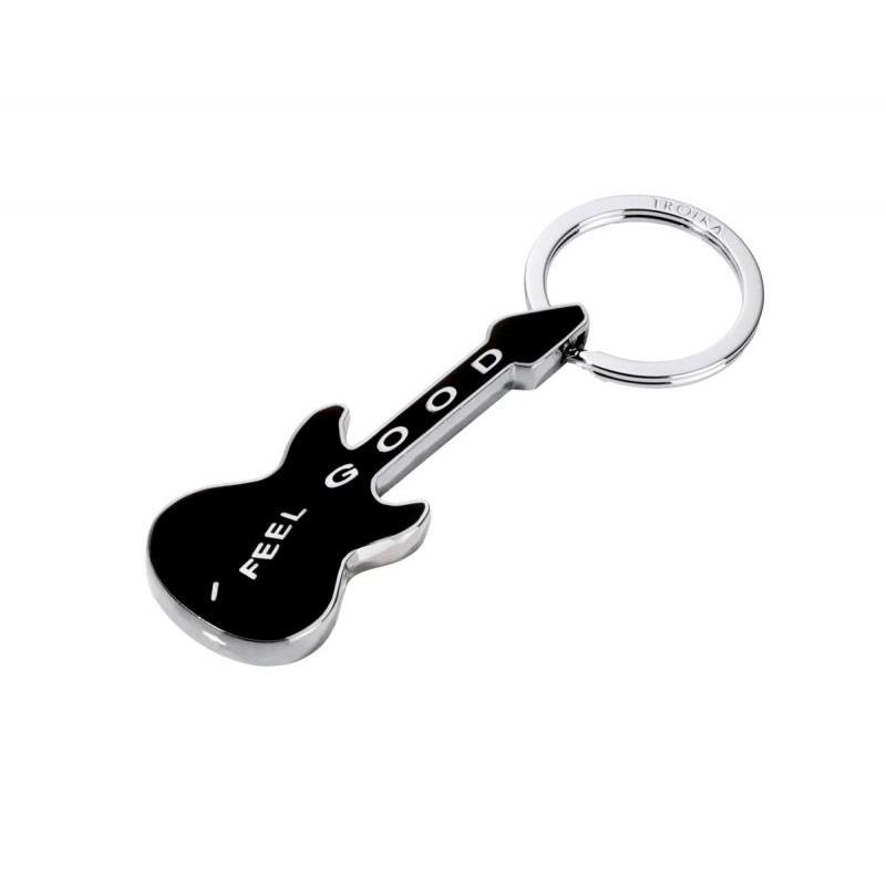 Brelok TROIKA I Feel Good, chromowany metal