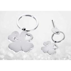 Brelok TROIKA Girls Best Friends Clover, koniczyna, metal