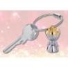Brelok TROIKA Little Queen, chromowany metal