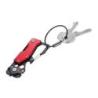 Brelok TROIKA Toolinator, 10 funkcji, stal nierdzewna, czerwony