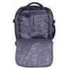 Plecak DONAU TRAVEL Prague, 17", 32l, USB + kabel, czarny
