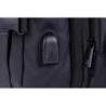 Plecak DONAU TRAVEL Prague, 17", 32l, USB + kabel, czarny