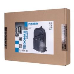 Plecak DONAU TRAVEL Madrid, 15,6", 14l, czarny