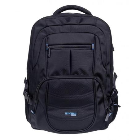 Plecak DONAU TRAVEL Amsterdam, 17", 35l, USB + kabel USB-C, czarny