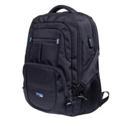 Plecak DONAU TRAVEL Amsterdam, 17", 35l, USB + kabel USB-C, czarny