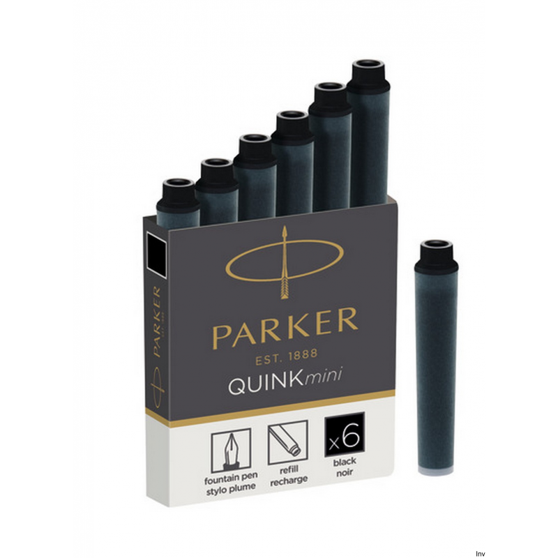 Naboje atramentowe QUINK MINI czarne 1950407 PARKER