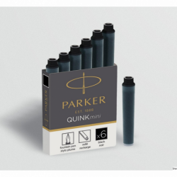 Naboje atramentowe QUINK MINI czarne 1950407 PARKER