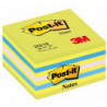 Kostka samoprzylepna POST-IT (2028-NB), 76x76mm, 1x450 kart., cukierkowa niebiesko-zielona