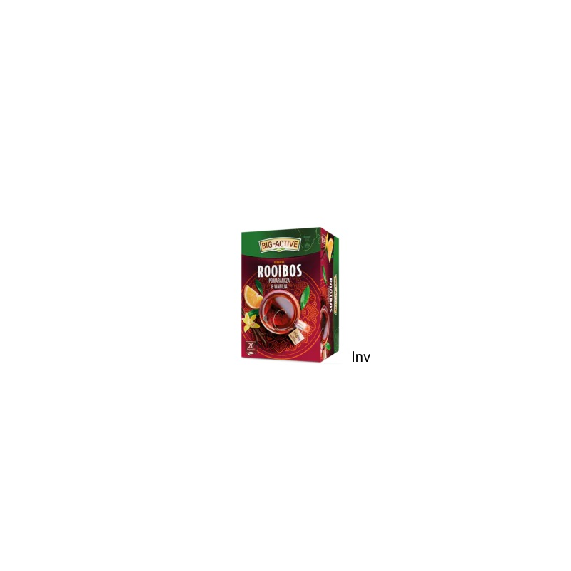 Big-Active Herbata Rooibos Pomarańcza i Wanilia 20 torebek