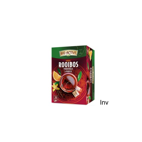 Big-Active Herbata Rooibos Pomarańcza i Wanilia 20 torebek