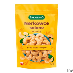 Orzechy nerkowca solone 70g...