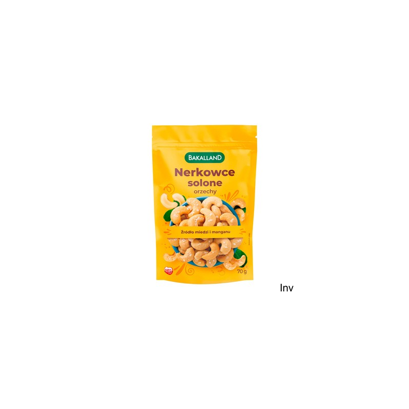 Orzechy nerkowca solone 70g Bakalland