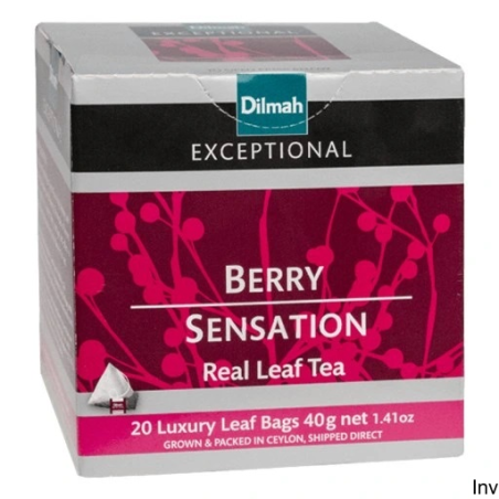 Dilmah Herbata Exceptional BERRY SENSATION 20 torebek czarna