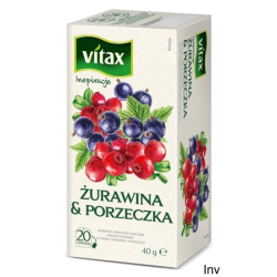Herbata Vitax Żurawina i...