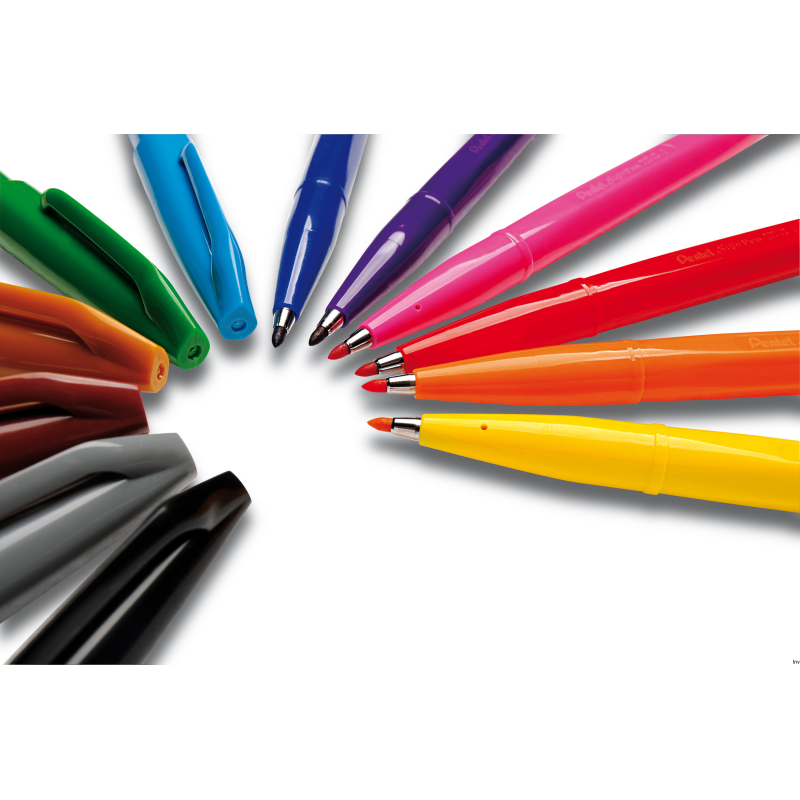 Pisak Pentel Sign Pen czarny S520-A 2,0 mm do grafik i ilustracji