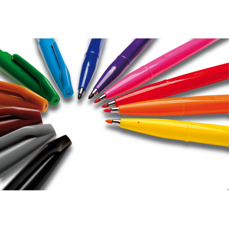 Pisak Pentel Sign Pen czarny S520-A 2,0 mm do grafik i ilustracji