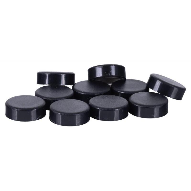 Magnesy do tablic Q-CONNECT, okrągłe, 20mm, 10szt, czarne