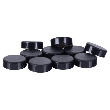 Magnesy do tablic Q-CONNECT, okrągłe, 20mm, 10szt, czarne